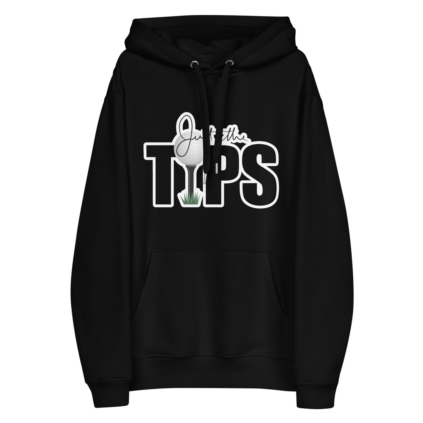 Just The Tips Black Premium Eco Hoodie