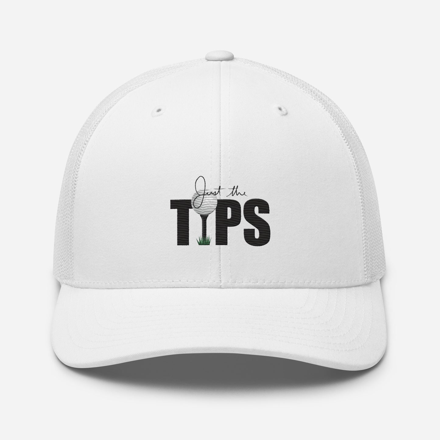 Just The Tips White Trucker Cap