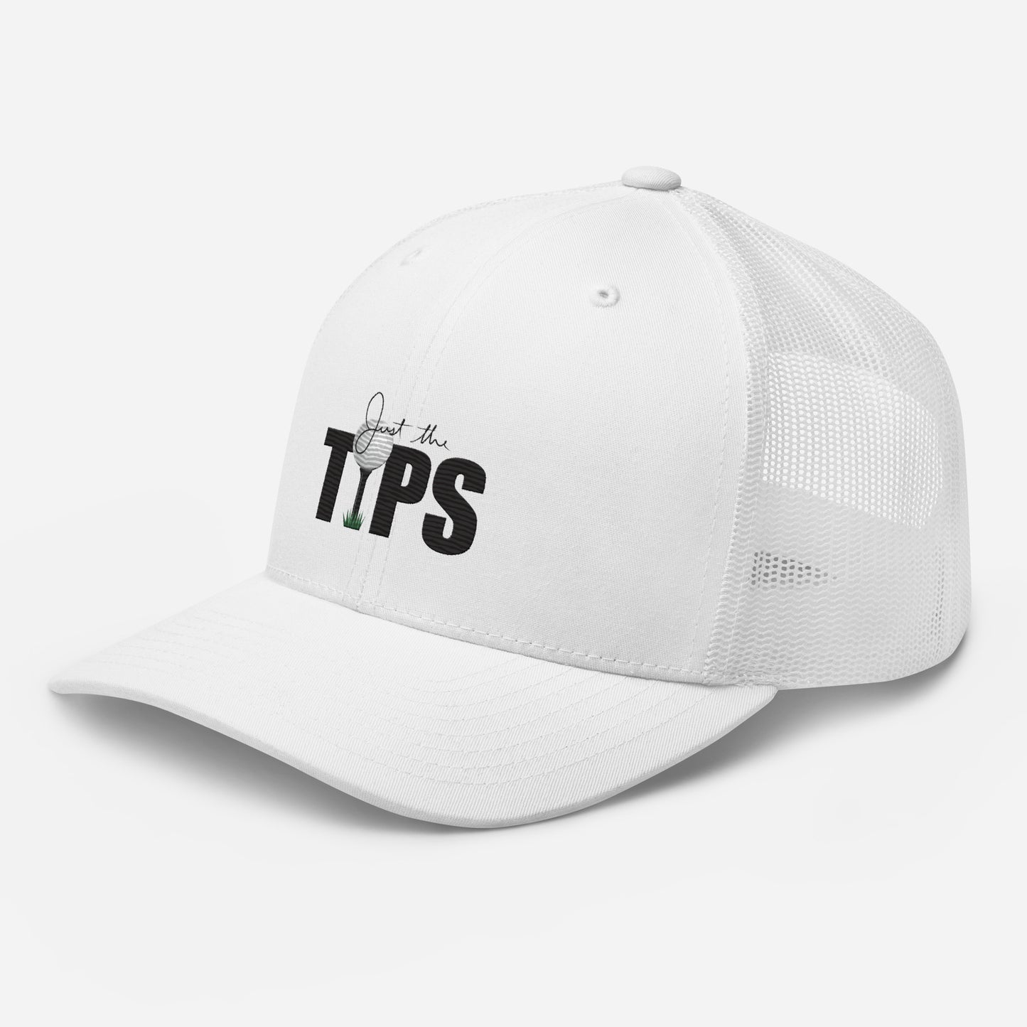 Just The Tips White Trucker Cap